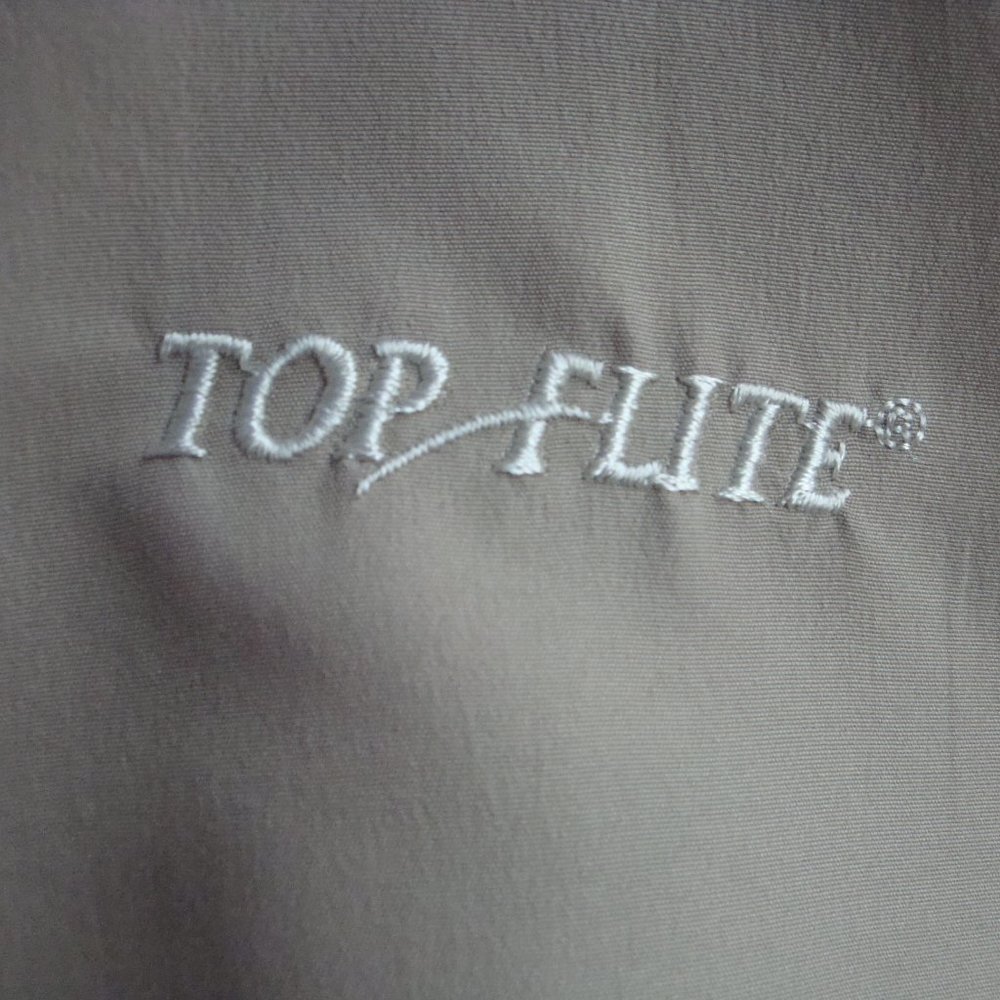 Vintage Unisex "Top Flite" golf shirt Light Gray M